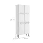 Paneleiro Cecil I 6 Pt Branco