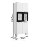 Paneleiro Cecil I 6 Pt Branco E Preto