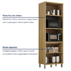 Paneleiro Com 2 Nichos 4 Portas Torino Valdemoveis
