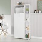 Paneleiro Com 2 Portas E 8 Nichos - Branco