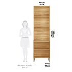 Paneleiro Com 4 Portas E Espaço Para Micro-ondas 100% Mdf Itá