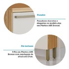 Paneleiro Com 4 Portas E Espaço Para Micro-ondas 100% Mdf Itá