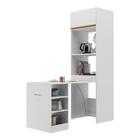 Paneleiro Com Mesa Dobrável 1 Porta Para Forno E Microondas V