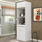 Paneleiro Com Mesa Dobrável 1 Porta Para Forno E Microondas V