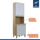 Paneleiro Com Nicho 4 Portas Áustria Cinamomo/off White