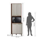 Paneleiro Com Nicho 4 Portas Áustria Valdemóveis