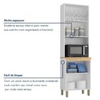 Paneleiro Com Nicho 4 Portas São Luis Branco