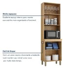 Paneleiro Com Nicho 4 Portas São Luis Cinamomo/grafite