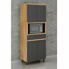 Paneleiro Com Nicho E Gaveta Tarantela Valdemóveis Cinamomo/g