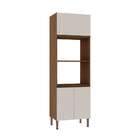 Paneleiro Conecta 3 Pt Ébano E Off White 70 Cm