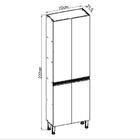 Paneleiro Conecta 4 Pt Ébano E Off White 70 Cm