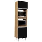 Paneleiro Cozinha Torre Quente 56cm Colorado Castanho/preto -