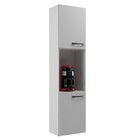 Paneleiro Cozinha Veneza 2 Portas 1 Nicho Branco