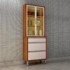 Paneleiro Cristaleira 3 Portas 2 Gavetas Jade Carvalho/off Wh