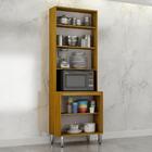 Paneleiro Cristaleira Eduarda Chf Cinamomo/grafite