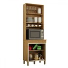 Paneleiro Dakota 4 Portas 4 Prateleiras Cinamomo/off White -