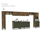 Paneleiro De Cozinha 1 Porta Espaguete 35,3cm  Alamo Alamo