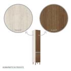 Paneleiro De Cozinha 40 Cm 4 Prateleiras Linea Pátina Ff C/