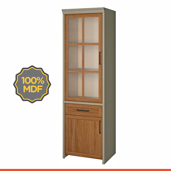 Paneleiro De Cozinha Camponesa 2 Portas 1 Gaveta 66 Cm - Fend