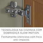 Paneleiro De Cozinha Camponesa 2 Portas 1 Gaveta 66 Cm - Fend