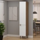 Paneleiro De Cozinha Com 2 Portas  Ébano/off White