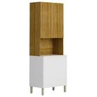 Paneleiro De Cozinha Torre Quente Minsk Z06 Branco/freijó - M