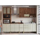 Paneleiro De Forno 70cm Montenegro  Wengue/cristalo