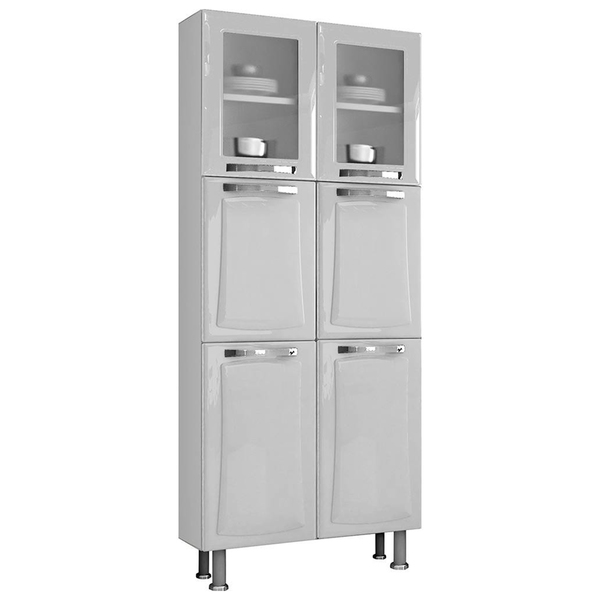 Paneleiro Duplo 194x80x30cm Aco Branco Neve Itanew Itatiaia Leroy Merlin