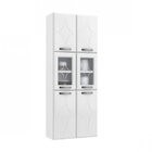 Paneleiro Duplo 2 Portas De Vidro Portas Rubi Telasul