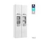 Paneleiro Duplo 2 Portas De Vidro Portas Rubi Telasul