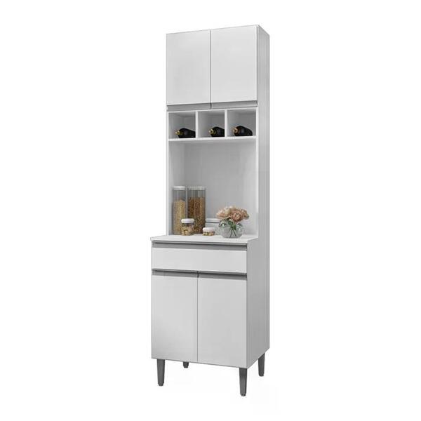 Paneleiro Duplo 4 Portas 61cm Andreia Reajl Moveis