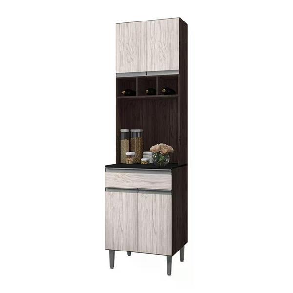 Paneleiro Duplo 4 Portas 61cm Andreia Reajl Moveis