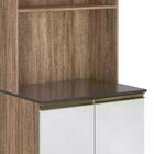 Paneleiro Duplo 4 Portas 70cm Em Mdf Kali Premium 12230x21 Ni