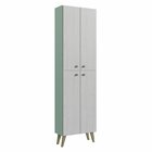 Paneleiro Duplo 4 Portas Atena Verde Bellagio/snow