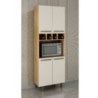 Paneleiro Duplo 4 Portas Com Torre Quente Pérola Valdemóveis