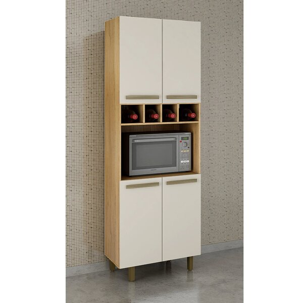 Paneleiro Duplo 4 Portas Com Torre Quente Pérola Valdemóveis