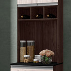 Paneleiro Duplo 61cm Com Nicho Garrafeiro 4 Portas 1 Gaveta A