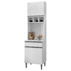 Paneleiro Duplo 61cm Com Nicho Garrafeiro 4 Portas 1 Gaveta A