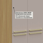 Paneleiro Duplo 70cm 4 Portas Elegance Luciane Móveis