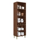 Paneleiro Duplo 70cm Montenegro  Wengue/cristalo