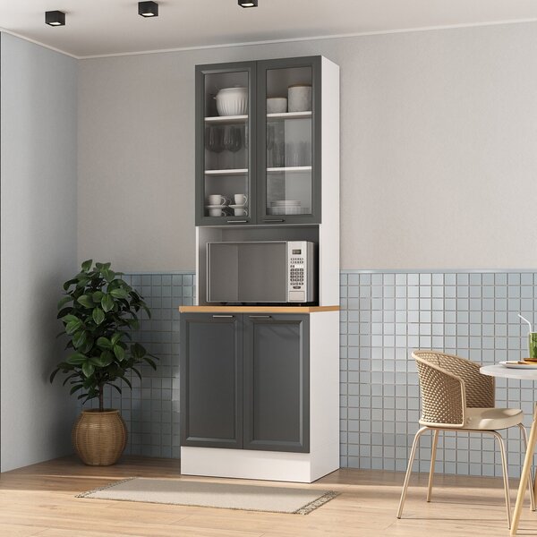 Paneleiro Duplo 70cm Soho Cabecasa Madeiraoriginals Branco/gr