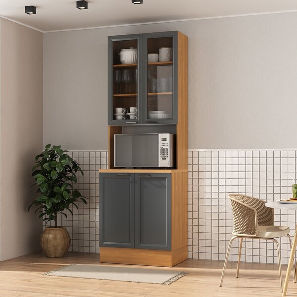 Paneleiro Duplo 70cm Soho Cabecasa Madeiraoriginals Freijó/gr