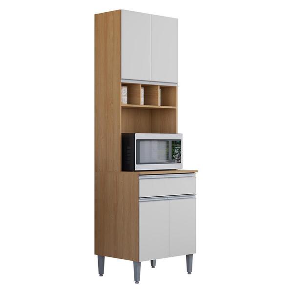 Paneleiro Duplo Andréia 4 Portas E 1 Gaveta - Ajl Móveis