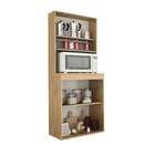 Paneleiro Duplo - Cedro/Azul