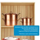 Paneleiro Duplo Com 4 Portas 100% Mdf Itália Espresso Móveis