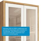 Paneleiro Duplo Com 4 Portas E Vidro Reflecta 100% Mdf Vicenz