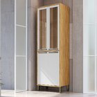 Paneleiro Duplo Com 4 Portas E Vidro Reflecta 100% Mdf Vicenz