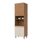 Paneleiro Duplo Com Torre Quente 1 Forno 4 Portas 715mm Yasmi