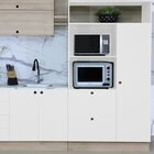 Paneleiro Duplo Com Torre Quente 1 Porta E 2 Gavetas Divicar