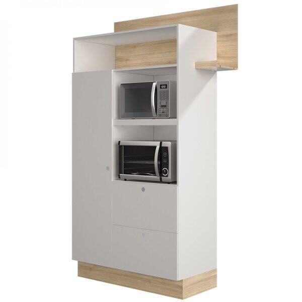 Paneleiro Duplo Com Torre Quente 1 Porta E 2 Gavetas Divicar